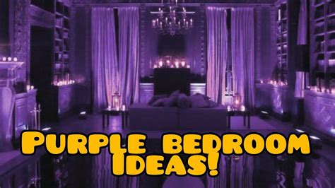 Dark purple🟣💜 bedroom design#Trendy purple bedroom ideas#New look ...