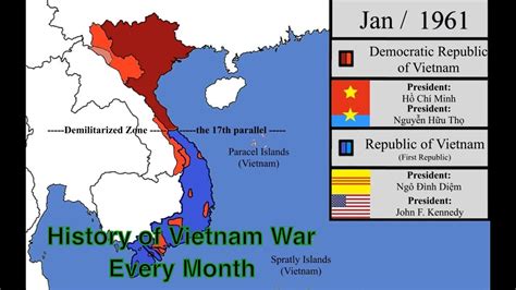 Vietnam War Map Timeline