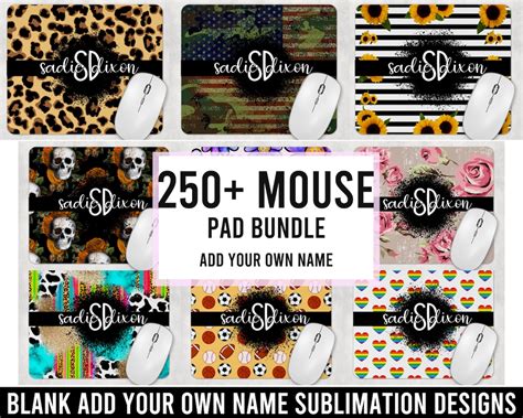 250 Mouse Pad Sublimation Designs Mega Bundle Computer - Etsy