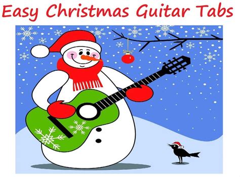 Easy Christmas guitar tabs / songs for beginners | Guitar tabs, Guitar tabs songs, Easy guitar songs