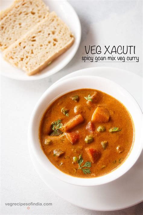 veg xacuti recipe | how to make goan veg shakuti | spicy mix veg curry ...