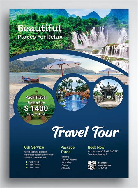 Travel and Tour Flyer Promo Template