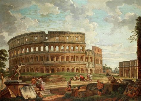 Italy Rome colosseum Oil painting colosseum Italy Wall Art Rome gift Rome Painting Rome painting ...