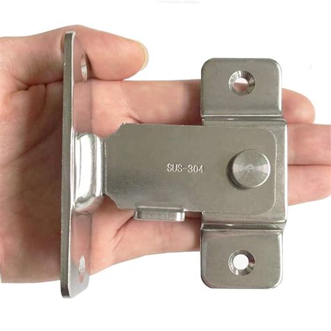 Buy AIVOOF Right Angle Lock, 2.4 inch 90 Degree Latch Flip Right Angle Door Lock Sliding Barn ...