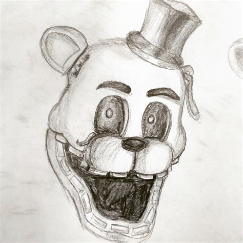 Golden Freddy Sketch at PaintingValley.com | Explore collection of ...