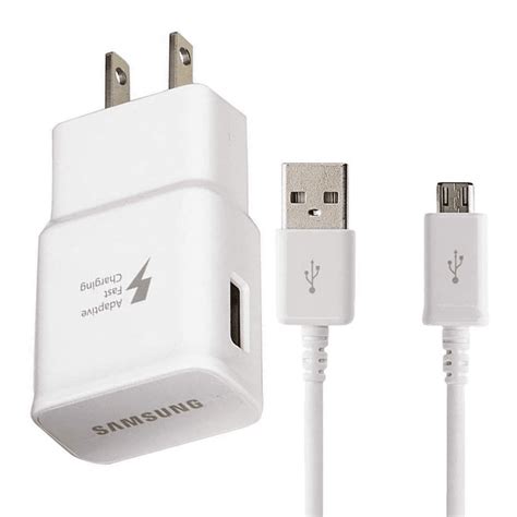 Adaptive Fast Wall Adapter Micro USB Charger for Samsung Galaxy A02 Bundled with UrbanX Micro ...