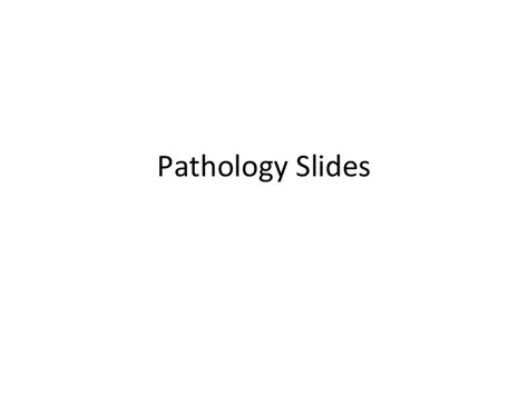 Pathology+slides