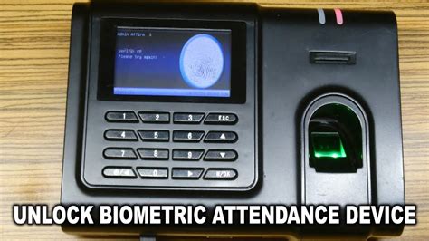 فتح قفل جهاز البصمة (الحضور والانصراف) بدون بصمة الأدمن UNLOCK BIOMETRIC ATTENDANCE DEVICE ...