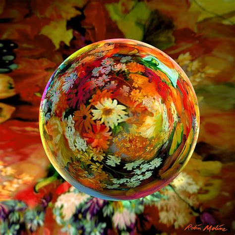 Orb Of Forever Autumn Digital Art by Robin Moline