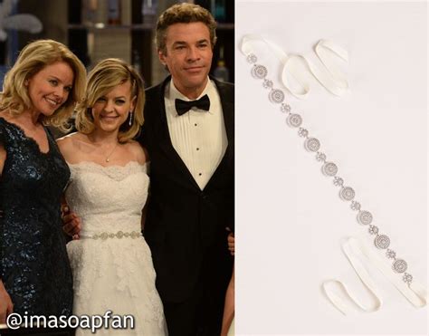 Maxie Jones's Wedding Sash - General Hospital, Season 54, Episode 01/19 ...