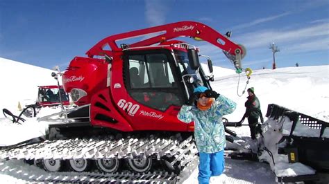 PistenBully 600 Tour en dameuse dans les Alpes Snowcat ride in the Alps | Chevy diesel trucks ...