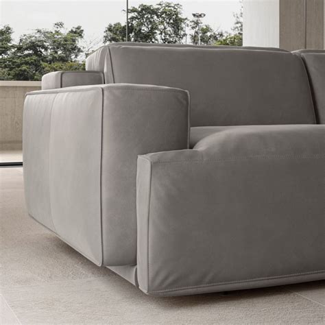 Iago modular corner sofa - dark grey fabric - Natuzzi Italia - Furniture & Furnishing