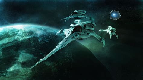 TV Show - Stargate Atlantis - Wraith Wallpaper Stargate Ships, Stargate ...