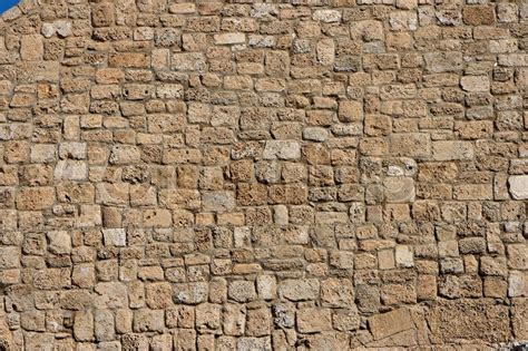 Ancient stone wall texture | Stock image | Colourbox