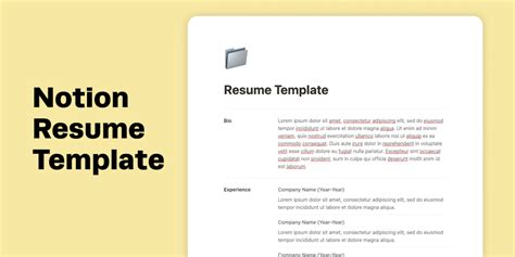 Notion Resume Template - Product Information, Latest Updates, and Reviews 2024 | Product Hunt