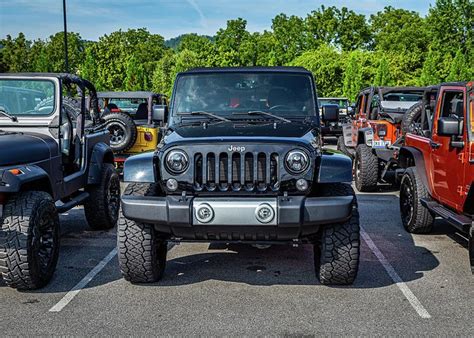 Modified Jeep Wrangler Sahara Unlimited JK Hardtop Greeting Card by Gestalt Imagery