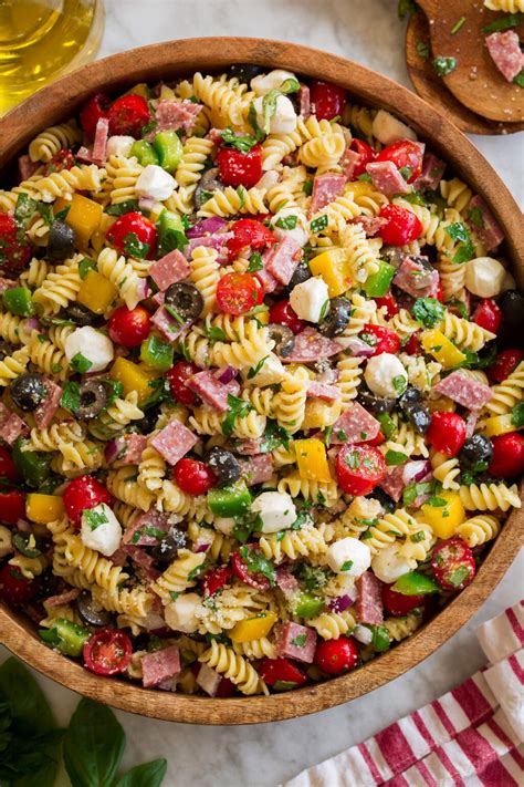 Italian Pasta Salad Recipe - Cooking Classy