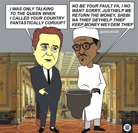 David Cameron And Pmb's Conversation (funny Pic) - Politics - Nigeria