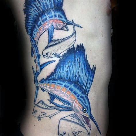 60 Marlin Tattoo Designs For Men - Fish Ink Ideas