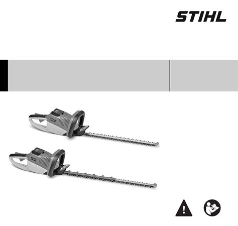 User manual Stihl HSA 86 (English - 24 pages)