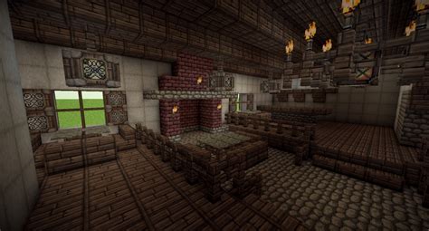 Medieval Tavern (with full interior) Minecraft Project