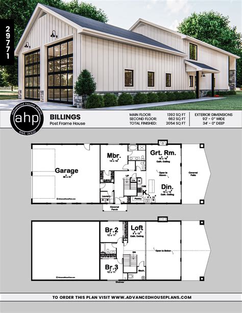 Post Frame Homes Floor Plans