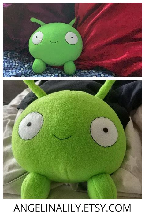 Mooncake Final Space Green Alien handmade plush | Handmade plush, Alien ...