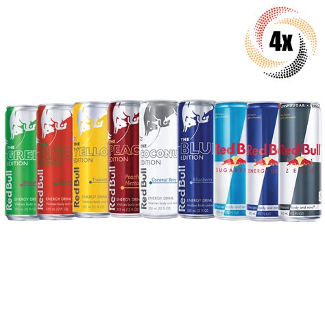 4x Cans Red Bull Variety Flavor Energy Drinks 12oz ( Mix & Match Flavors! ) | eBay