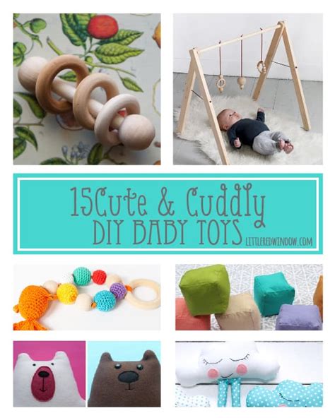 15 Cute and cuddly DIY Baby Toys - Little Red Window