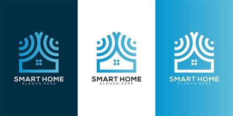 smart home logo vector design template 7995365 Vector Art at Vecteezy