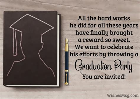 33+ Graduation Invitation Party Wording Gif | US Invitation Template