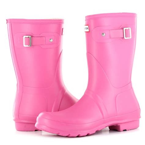 Hunter Original Short Rubber Womens Wellington Rain Boots | eBay