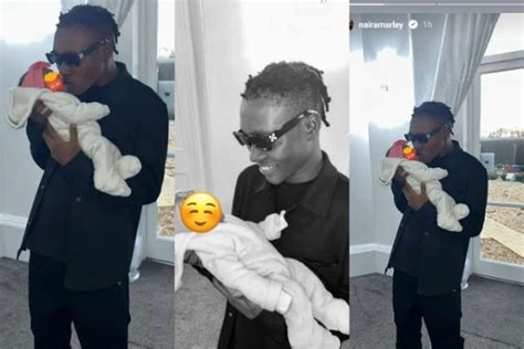 Naira Marley reacts as Zinoleesky welcomes baby girl - The Nation Newspaper