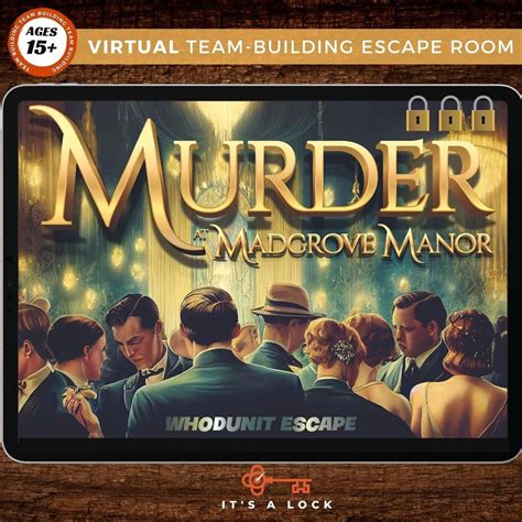 Murder Mystery Virtual Escape Room, Puzzles & Logic Virtual Escape Room ...