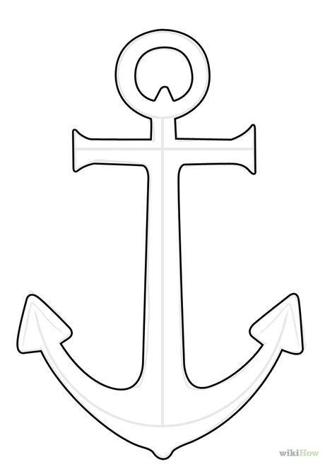 How to Draw an Anchor | Anchor drawings, Anchor decor, Anchor stencil