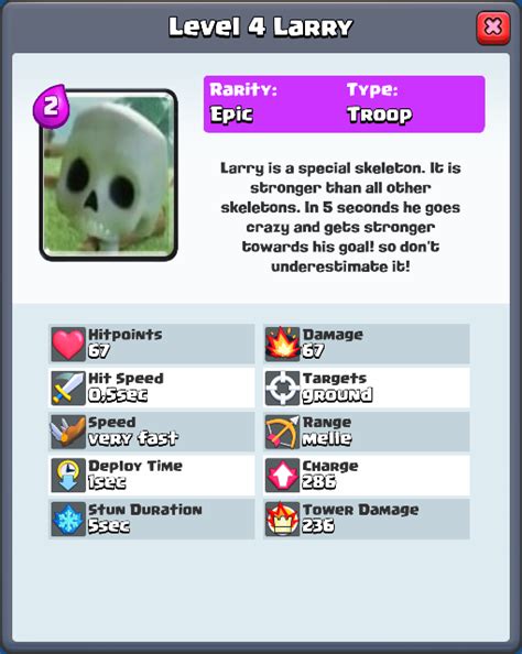 NEW CARD: Larry !!! : r/ClashRoyale