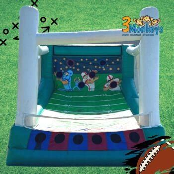 Football Throw Carnival Game | 3 Monkeys Inflatables