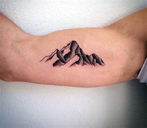 40 Mountain Tattoo Designs For Men - Climb The Highest Peak