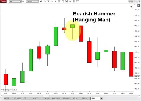 What is a Hammer Candlestick Chart Pattern? | NinjaTrader Blog in 2021 | Candlestick chart ...