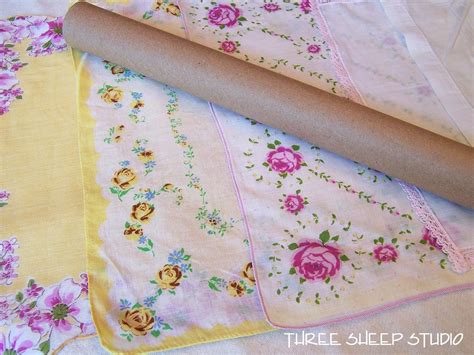 Three Sheep Studio: Vintage Handkerchiefs...