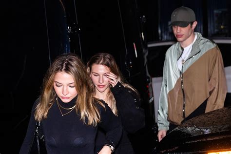 Pete Davidson Attends SNL After Party with Madelyn Cline (Exclusive)