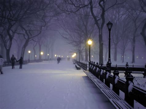 Central Park Winter Wallpaper - WallpaperSafari