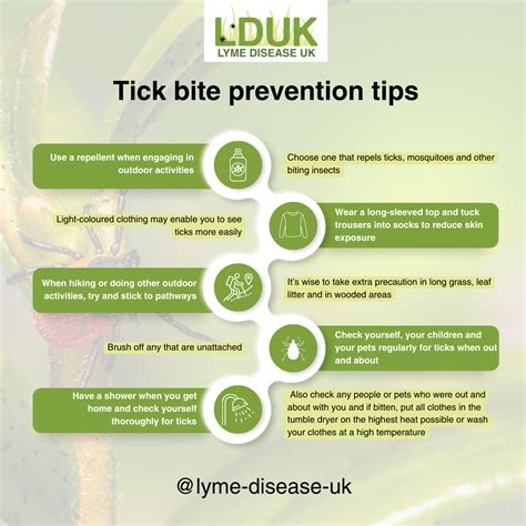 Tick bite prevention tips (LinkedIn Post) - Lyme Disease UK