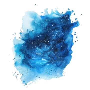 Blue Ice Galaxy Painting Watercolor, Watercolor, Color, Paint PNG ...