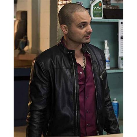 Michael Mando Better Call Saul S03 Nacho Varga Black Leather Jacket