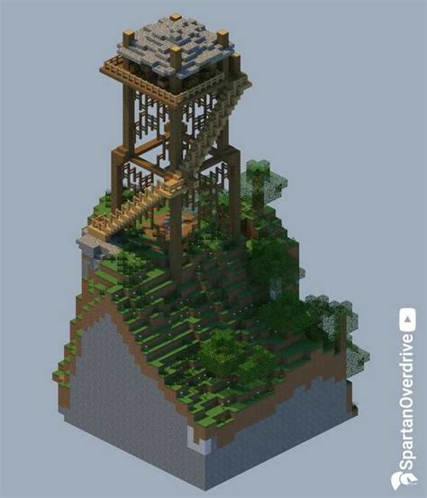 Firewatch Ranger Tower - gotta keep my park safe! - Imgur Minecraft Houses Blueprints, Minecraft ...