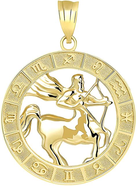 Sagittarius Zodiac Sign Necklace For Women Gold Pendant Necklace - Wgifts.co : Idées de cadeaux ...