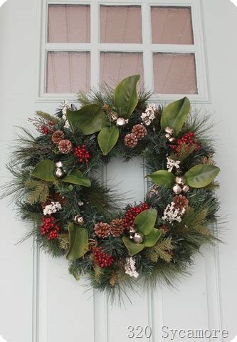 pottery barn inspired christmas wreath | 320 * Sycamore