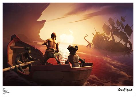 Buy Your Sea Of Thieves Kraken Encounter Art Print (Free Shipping) - Merchoid