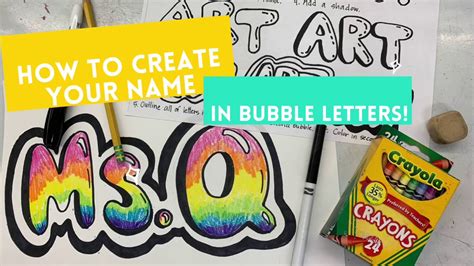 Names In Bubble Letters